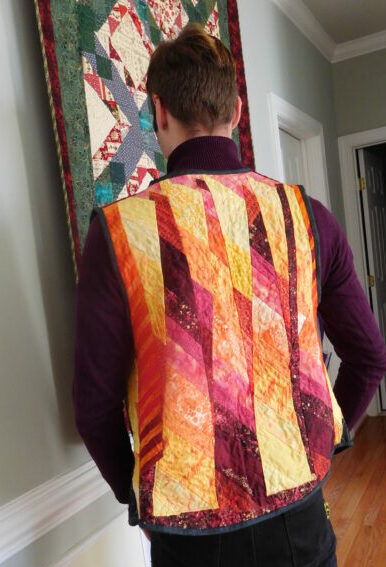 Quilted Sun Vest, back